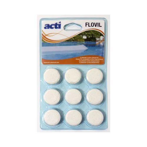Floculante Flovil Acti-Blister 9 Pastilhas Spa