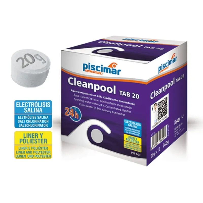 Clarificador concentrado Cleanpool 12un (PM-663)