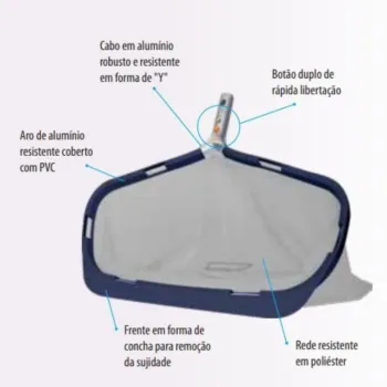 Apanha Folhas Reforçado Inox FXPRO Ecopool