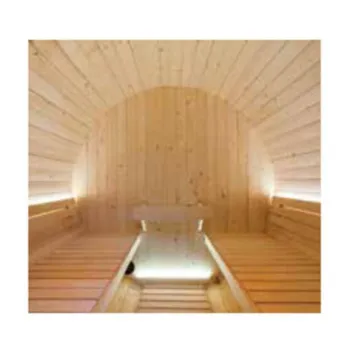 Sauna Barril Kuusi com Terraço